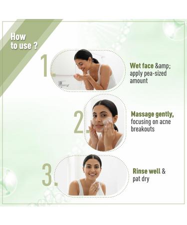 ACNETHRO GS Face Wash with 2% Salicylic Acid & Glycolic Acid 100ml / 3.38 fl oz (Pack of 2) | Anti-Acne & Exfoliating Cleanser for Oily & Blemish-Prone Skin Deep Cleanse & Fade Marks - Buy Online on GoSupps.com
