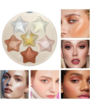 Shimmer Highlighter | Waterproof Long-lasting Glitter Highlighter Face Make-Up for Perfect Nose for Home Working Traveling Gathering Shopping Dating Pochy 01 - Buy Online on GoSupps.com