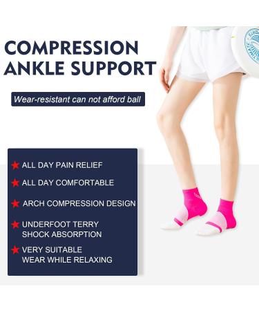 2 Pairs Comprex Ankle Sleeves - Neuropathy Pain Relief Socks for Women | Plantar Fasciitis & Achilles Tendonitis Support (XL Black - Buy Online on GoSupps.com