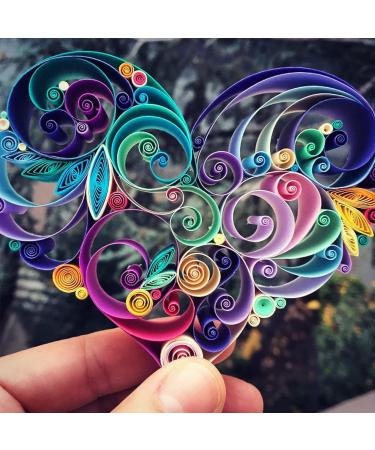36 Colors 4320 Strips Paper Quilling Set - 5mm x 54cm DIY Art & Craft Strips - Buy Online on GoSupps.com