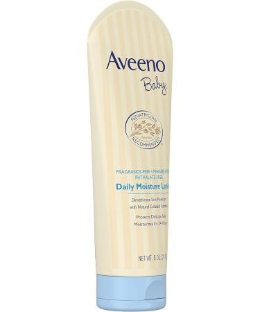 Aveeno Baby Daily Moisture Lotion with Natural Oatmeal - Hypoallergenic & Paraben-Free - 8 oz - Buy Online on GoSupps.com