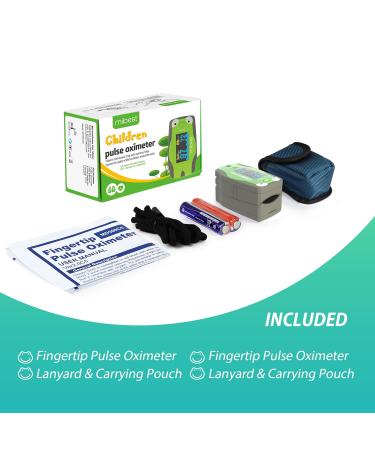 CHOICEMMED OLED Frog Pediatric Pulse Oximeter | SP02 Fingertip Monitor for Kids | Color Screen O2 Saturation Monitor for Children | International Shipping Available - Buy Online on GoSupps.com