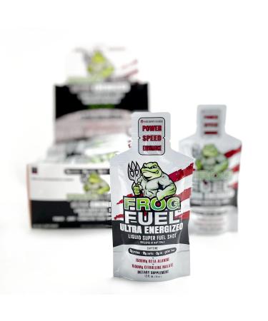 Frog Fuel Ultra Energy Liquid Protein Shot with Carbohydrates and Electrolytes - Mixed Berry - 24 1.2oz Protein Shots. Pre Workout and Endurance Shot. Clinically Proven 100% Digestibility in  15 Minutes. - Buy Online on GoSupps.com