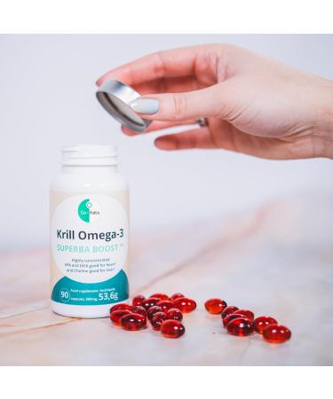 Buy Go-Keto Krill l Omega 3 Superba Boost - 90 Premium Capsules | High EPA & DHA MSC Certified Krill Oil for Optimal Health - Buy Online on GoSupps.com