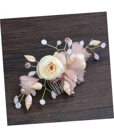 DOITOOL Women Comb Bridal Hair Comb Silk Yarn Hair Comb Bride Headpieces for Wedding Comb for Bridal Hair Comb for Bride Bridal Headpiece Wedding Hair Comb Tiara Accessories Dress Women's - Buy Online on GoSupps.com