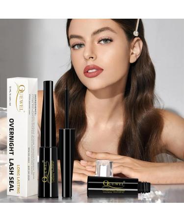 QUEWEL Overnight Lash Seal - 10ml Cluster Lashes Sealer | Strong Hold for DIY Eyelash Extensions | Ideal for Personal Makeup Use | 1 Pack - Buy Online on GoSupps.com