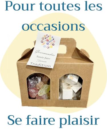 Coffret de P tes de fruits et Nougats tendres - Id e cadeaux plaisir et original - Box surprise offrir - Panier de confiserie sucr e specialites artisanales parfum fruit et nougat tendre - Buy Online on GoSupps.com