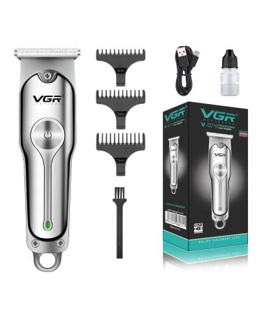 Hair Clippers for Men, Professional Cordless Hair Trimmer Haircut Clippers & Accessories 600mAh USB Charging Cord Waterproof Electric Beard Body Trimmer V-071