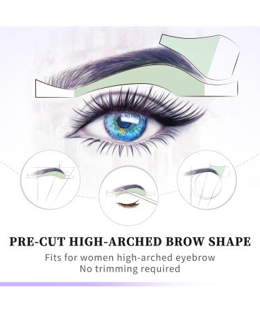 Beauty7 Cold Wax Strips for Eyebrows - Pain-Free Precise Depilation for High-Arched Eyebrow Shape - Quick & Easy Waxing Solution for Women | International Shipping Available - Buy Online on GoSupps.com