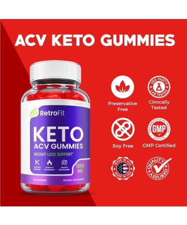2 Pack Keto Gummies with ACV | Weight Shark Tank Vegan Formula | 1000mg Apple Cider Vinegar B12 Gummy - 120 Gummies - Buy Online on GoSupps.com