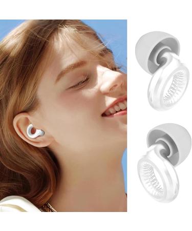 2PCS Reusable Noise Cancelling Ear Plugs - Experience Comfort & Quiet - Switch Design White - Buy Online on GoSupps.com