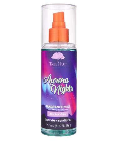 Tree Hut Aurora Nights Fragrance Mist | Spritz On for a Refreshed Feel or Layer with Your Favorite Scents | Versatile Body Spray | 6 fl oz. Aurora Nights 6 Fl Oz (Pack of 1)