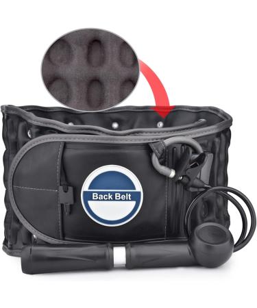 Decompression Back Belt | Lumbar Support & Traction for Lower Back Pain Relief | Adjustable Size for Men & Women - Buy Online on GoSupps.com