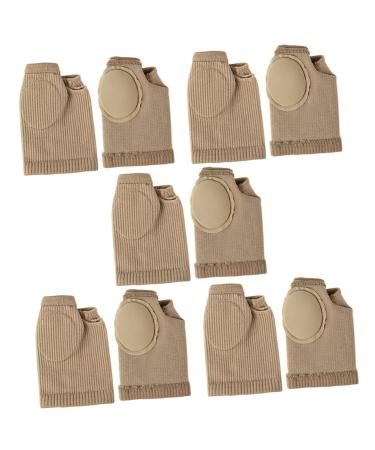 5 Pairs Forefoot Tabi Set Front Palms Pads Foot Protection Insoles Forefoot Shoe Pads Toe Pads Metatarsal Pad Forefoot Pads Front Foot Half Pads Cushions Girl Foot Pads