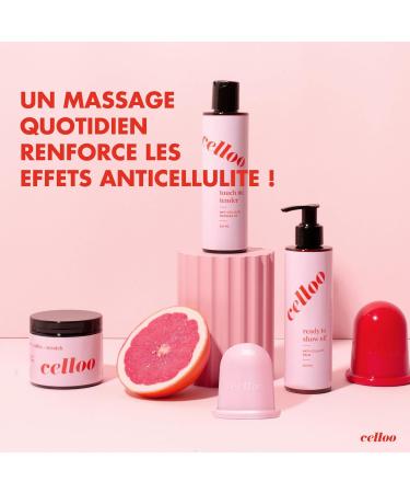 Celloo Anti-cellulite oil with natural ingredients 200 ml massage against cellulite and stretch marks with avocado oil and grape seed oil Firming and toning for the body - Buy Online on GoSupps.com