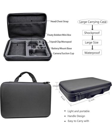 BMUUPY GoPro Hero 8 Black Accessories Kit - Waterproof Housing Case, Filter, Lens Screen, Chest Strap, Bike & Car Mount Set - Buy Online on GoSupps.com