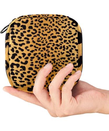 Leopard Print Tampons Holder: Portable Sanitary Napkin Storage Bag for Women - Multi-colored 10 - Buy Online on GoSupps.com