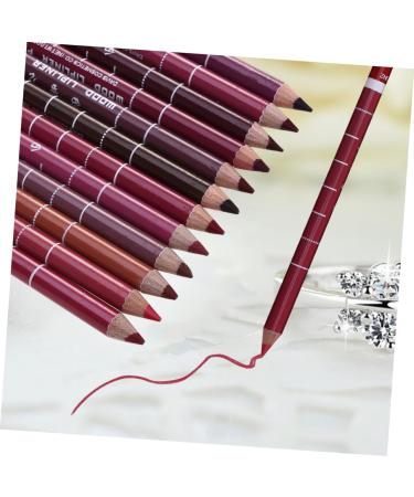  BIUDECO 12 Pieces Lip Pencil Eyebrow Pen Lip Liner Lip Makeup Set Waterproof Eyebrow Pencil Set Pipliner Pencil Set - Buy Online on GoSupps.com