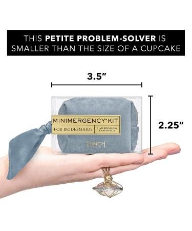 Pinch Provisions Bridesmaid Minimergency Kit - 21 Wedding Day Essentials - Bridal Shower Gift - Dusty Blue - Buy Online on GoSupps.com