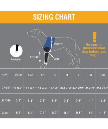 COOODO COODEO Dog Recovery Suit - Waterproof Abrasion-Resistant Sleeve for Wound Protection | Washable Pet Recovery Solution (XXS) - Buy Online on GoSupps.com