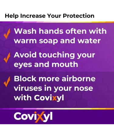 Covixyl Protective Nasal Spray - Immune Support and Cold Defense - Airborne Virus Blocker - Long-Lasting Protection - 1 Pack - Buy Online on GoSupps.com