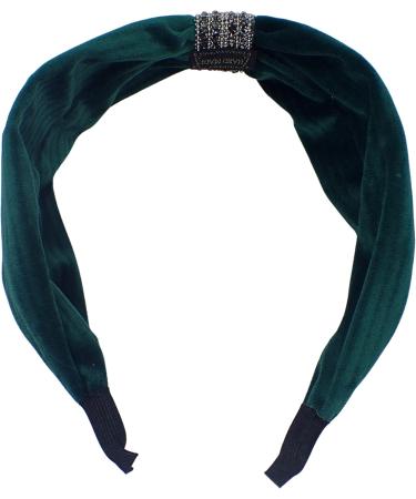 Topkids Accessories Velvet Belt Alice Bands Adult Women Hair Accessories for Women Hair Bands for Women Thick Headband Womens Headbands Head Bands Adult Women Wide Headbands (Bottle Green) - Buy Online on GoSupps.com
