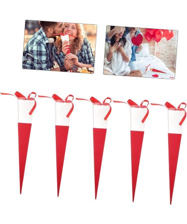 CAXUSD 10pcs Box Gift Boxes with Lids Flower Bouquet Sleeve Flower Packaging Home Decor Handmade Flowers Bouquet Paper Small Gift Boxes Purple Bulk Bridesmaid Red Tangle Red 42.00X7.00X7.00CM - Buy Online on GoSupps.com