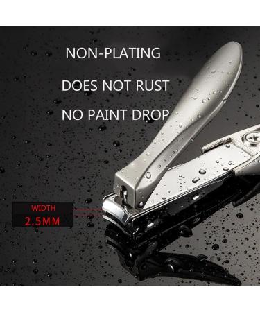 Shape Anti Splash Nail Clippers Large and Sharp Nails Stainless Steel Nail Clipper Set Creative Diagonal Nail Enhancement Black Set - Buy Online on GoSupps.com