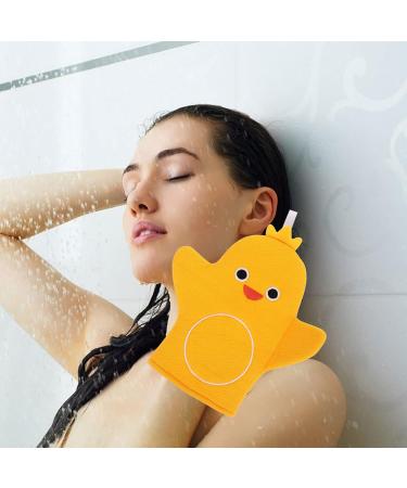 Beaupretty 2pcs Cartoon Bath Gloves - Pink Scrubbing Gloves for Dishes Spa & Kids | Mud Bath & Body Scrub Tools - Buy Online on GoSupps.com