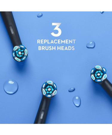Oral-B iO Ultimate Clean Replacement Brush Heads - 3ct Black Refills - Buy Online on GoSupps.com