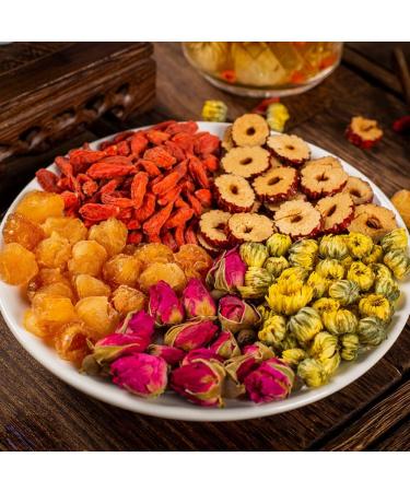 cn herb Goddess Rose Five Treasures Longan Red Dates Wolfberry Health Tea - Buy Online on GoSupps.com