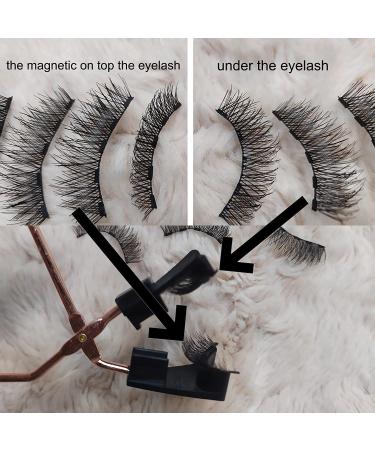 Gemonad Magnetic Eyelashes - Reusable 3D Dual Magnets Extension - Natural Look False Lashes - No Glue Needed - Includes Tweezers - 4 Pairs/16 Pieces - Buy Online on GoSupps.com