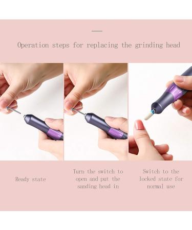 Electric Nail Drill Machine Portable Rechargeable 30000RPM Electric Nail Drill Machine Professional Portable Manicure Pedicure Drill Kit with 6 Bits White - Buy Online on GoSupps.com