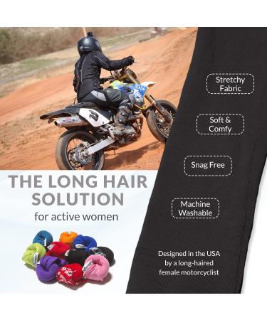 Wrapter Sports & Motorcycle Ponytail Wrap - Black - Buy Online on GoSupps.com