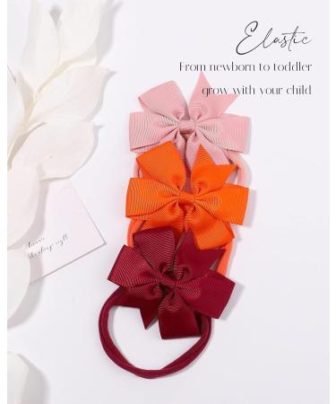 40pcs Baby Girls Grosgrain Ribbon Hair Bows Headbands Set - Hair Accessories for Infants, Newborns, Toddlers - Buy Online on GoSupps.com