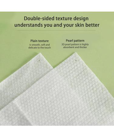 Cotton Tissue Thickened Facial Paper Towel Pearl Pattern Design | Hygienic Face Tissue Safe Cotton Wipes for Sensitive Skin Makeup Remover for Adults - Buy Online on GoSupps.com