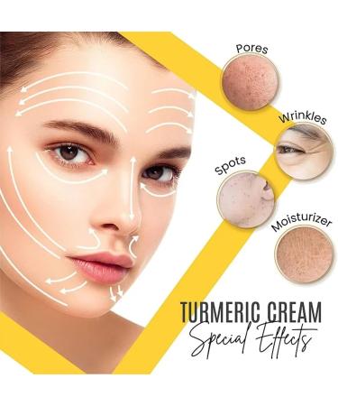 Turmeric Face Cream Anti Aging & Wrinkle & Dark Spot Remove Face Cream Vitamin C Cream for Face Dark Spot Corrector Face Moisturiser Reduces Fine Lines Hydrate and Plump Skin Uneven Skin Tone - Buy Online on GoSupps.com
