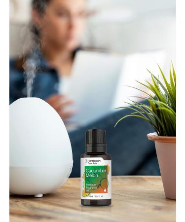 Cucumber Melon Fragrance Oil 0.51 fl oz - Premium Grade for Diffusers, Candle & Soap Making | Horbaach - Buy Online on GoSupps.com