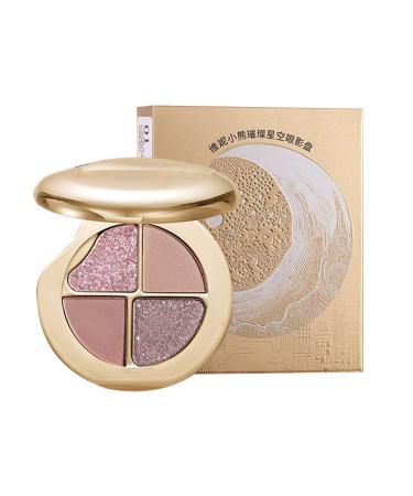 Palette de Fard Paupi res Maquillage Highlighter 4 en 1 Effet - Fard Joues Et Highlighter Tenue Longue Pour Voyage Visage Filles Adolescentes Femmes Adulte N 5