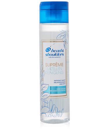 Head & Shoulders Suprême - Micellar Shampoo - Silicone Free - 250 ml - No added fragrance - Silicone Free - Fragrance Free - Micellar Water - Hair Care for Women
