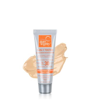 SAMPLE TUBE - Suntegrity 5 in 1 Tinted Face Sunscreen (Light) - Buy Online on GoSupps.com