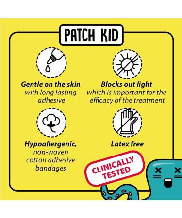 Large Eye Patches for Kids (Girls and Boys) - 50 Patches, Fun & Comfortable for Lazy Eye - Medical Grade Adhesive Bandages - Buy Online on GoSupps.com