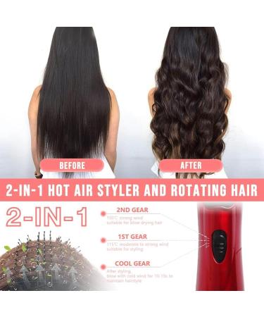 3-in-1 Hot Air Styler & Rotating Hair Dryer - Spin Brush Set for Straightening Drying & Curling | Anti-Frizz | International Shipping - Buy Online on GoSupps.com