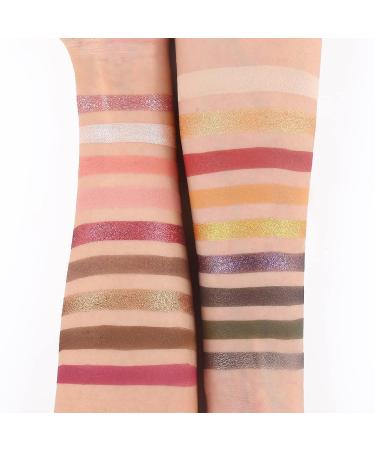 Prism Matte Eyeshadow Palette Pro - 18 Pigmented Colors | Waterproof, Long Lasting & Blendable | Halloween Makeup Kit - 02 Solitude - Buy Online on GoSupps.com