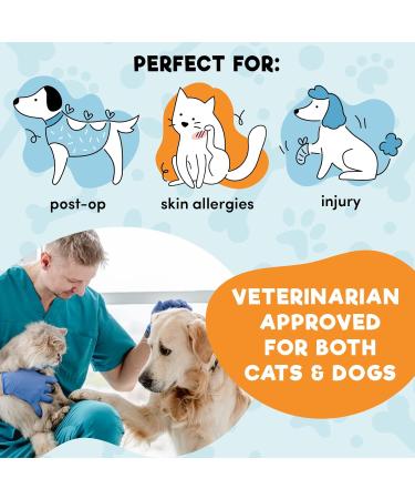 Bencmate Inflatable Dog & Cat Recovery Ruff - Leak Protection Collar for Wounds | Small Gray (Neck 5-8) - Buy Online on GoSupps.com