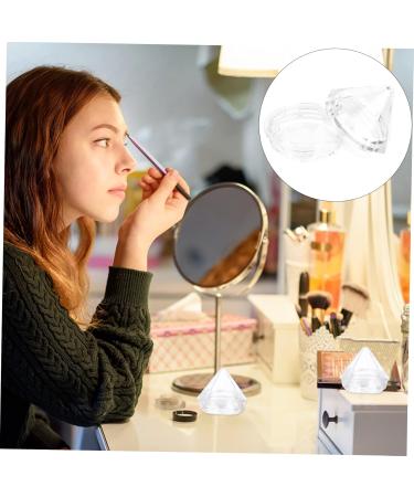 NOLITOY 90 Pcs Eye Shadow Bottle Eyeshadow Creme Blush Mini Cream Jars Cosmetic Sample Jars Sequins Make up 3x3cmx3pcs Transparent Colorx3pcs - Buy Online on GoSupps.com