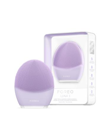 FOREO LUNA 3 Facial Cleansing Brush | Anti Aging Face Massager | Enhances Absorption of Facial Skin Care Products | For Clean & Healthy Face Care | Simple & Easy | Waterproof Sensitive Skin