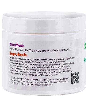 Hydrating Face Moisturizer for Kids | Amino Acid & Vitamin-Rich Aloe Vera Cream | Ideal for Tweens & Teens | Healthy Skin Solution - Buy Online on GoSupps.com