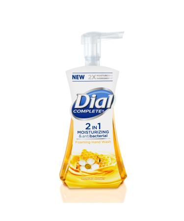 Dial Complete 2 in 1 Moisturizing & Antibacterial Foaming Hand Wash  Manuka Honey  7.5 Ounce   8 Count (Pack of 1)