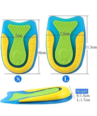 Orthopedic Insole & Heel Pad for Heel Pain Relief | Size L for Plantar Fasciitis & Heel Spurs - International Shipping - Buy Online on GoSupps.com